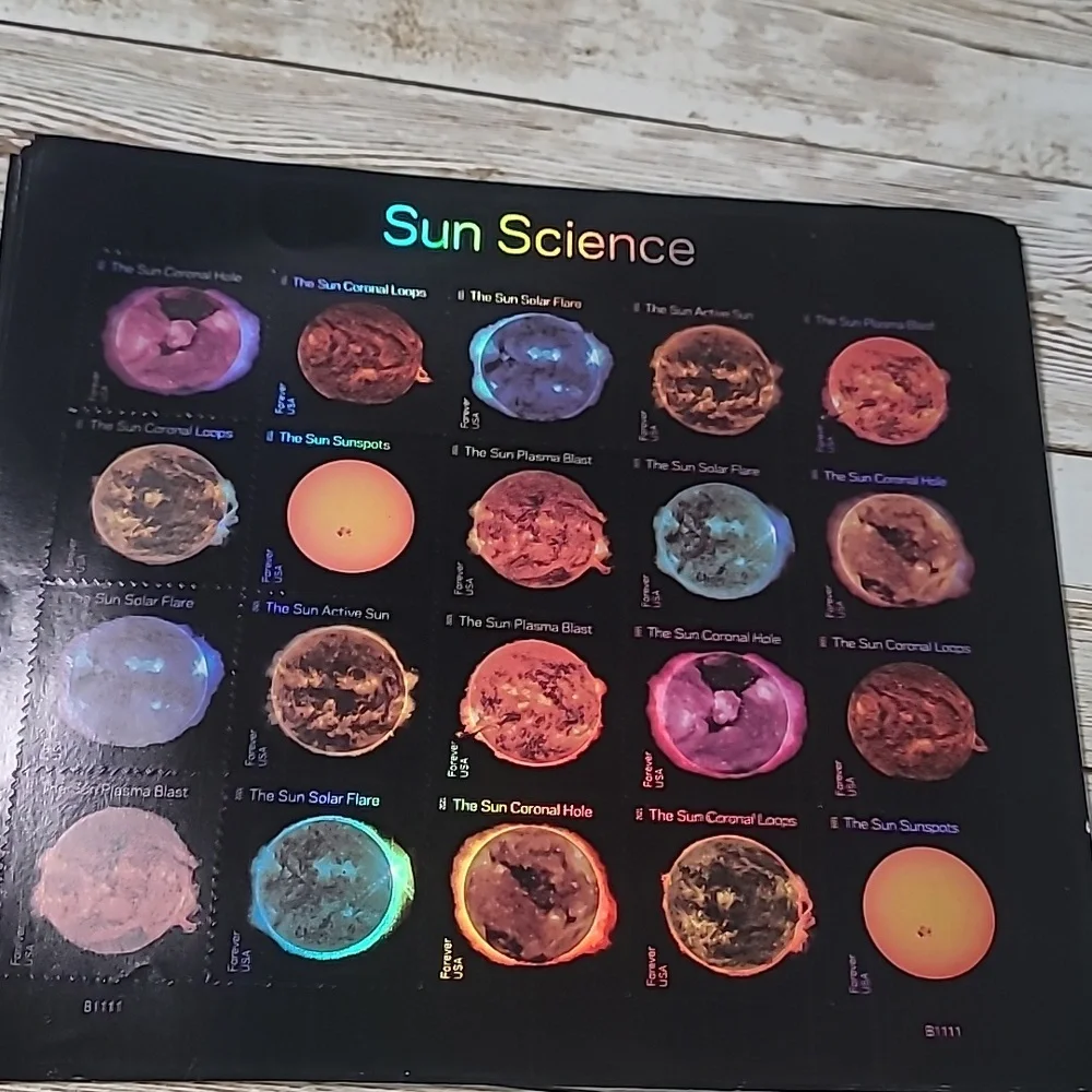 100 Sun Science 2021 Forever First Class Postage Stamps USPS Nasa Astronaut Mail